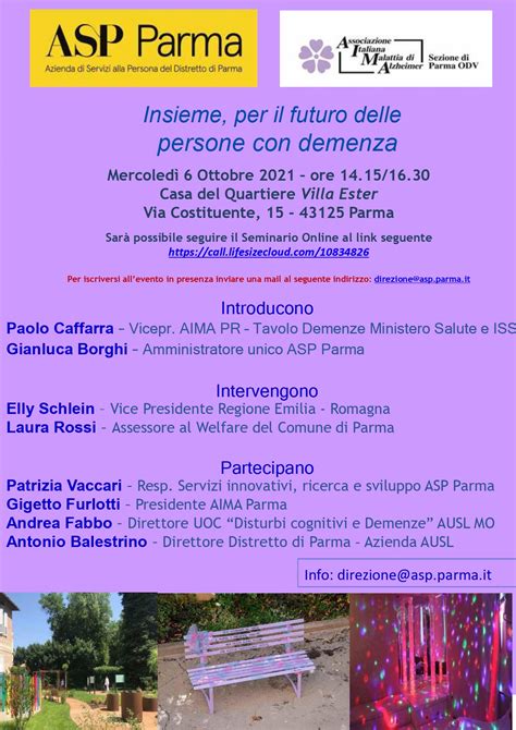 Seminario "Insieme per il futuro delle persone con demenza" - parmareport