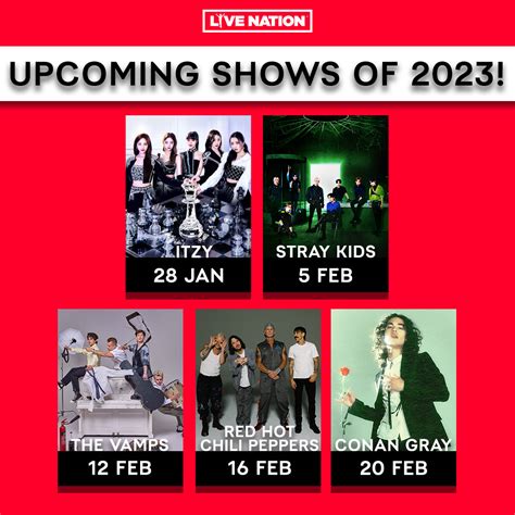 Live Nation Sg On Twitter Hello 2023🎊🎆were Starting The New Year