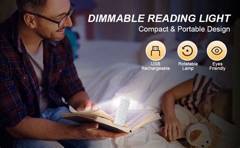 JT JUSTIME Luce Per Lettura Libri A Letto Lampada Da Lettura A LED