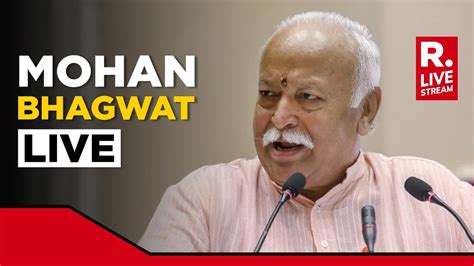 Mohan Bhagwat Live Rss Chief Speaks On Caste Discrimination Rashtriya Sewa Sangam In Jaipur