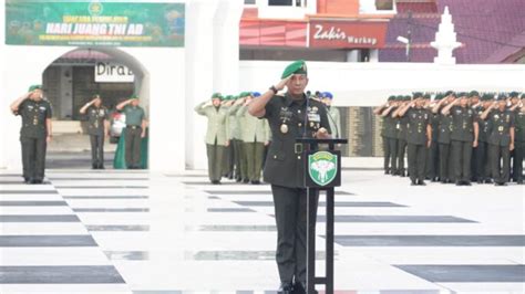 Pangdam Im Pimpin Ziarah Rombongan Dalam Rangka Hari Juang Tni Ad Ke