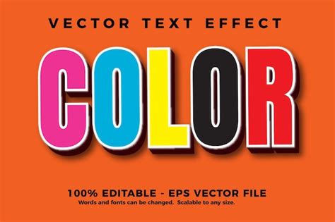 Efecto De Texto Vectorial Editable De Estilo 3d Vector Premium