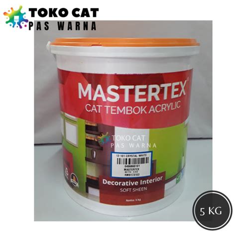 Jual Cat Tembok Acrylic Interior Bital Mastertex 5 Kg 25 Kg Ver 1