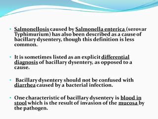 Bacillary Dysentery | PPT