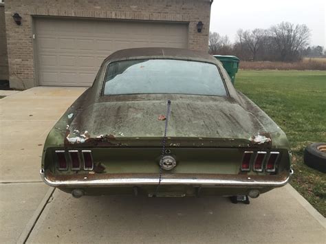 1968 Mustang Fastback Project 67 68 1968 Shelby 69 1969 Classic Ford Mustang 1968 For Sale