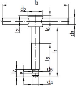 DIN 6304 Knebelschrauben Mit Festem Knebel Stahl 5 8 Online Schrauben De