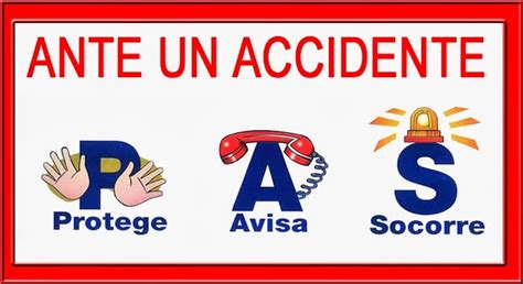 Cómo Actuar En Caso De Accidente