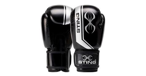 Sting Black And Silver Armalite Boxing Gloves Au