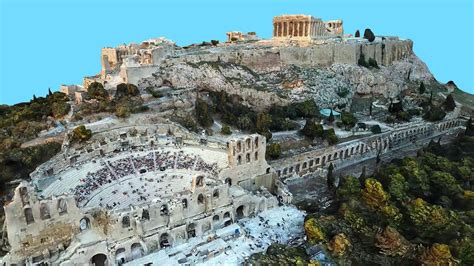 Acropolis Of Athens, Greece - Buy Royalty Free 3D model by LibanCiel [e3cc7fe] - Sketchfab Store