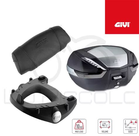 GIVI VALISE V47 V47NT Plaque Kymco Downtown ABS 125i 350i 2019 EUR