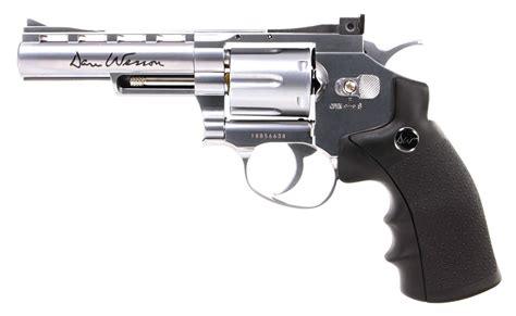 Pistolet Revolver Dan Wesson 4 Silver Co2 Full Metal 16181