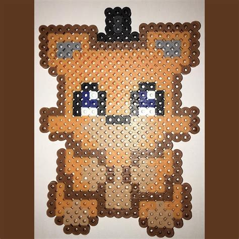 Chibi Freddy Fnaf Perler Bead Pattern Bead Sprite Easy Perler Bead Porn Sex Picture