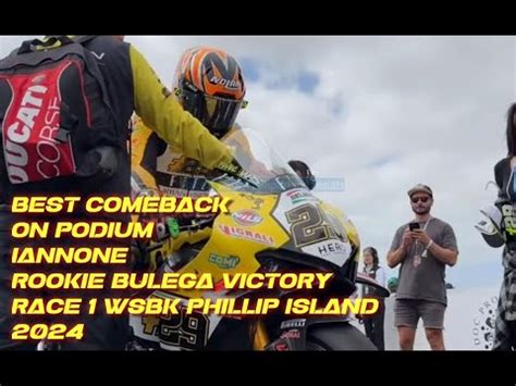 Result Of Race Wsbk Phillip Island Rookie Bulega Win Best