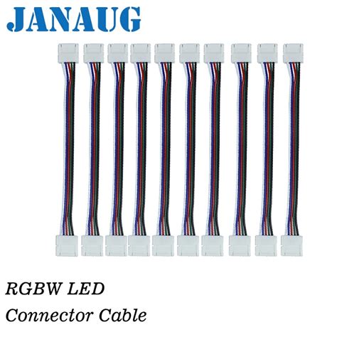 Pin Rgbw Strip Connect Wire Solderless Mm Width Pin Clip Connector