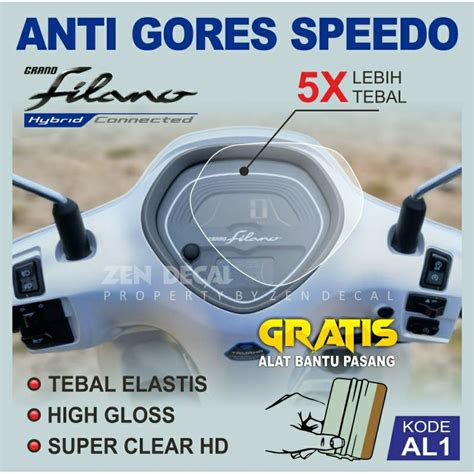 Jual Pelindung Spidometer Motor Grand Filano Anti Gores Spidometer