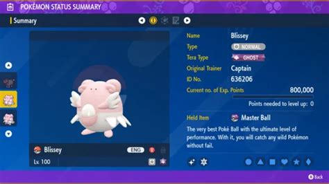 Pok Mon Violet Carlate Ultra Brillant Iv Blissey Fast Trade Gratuit