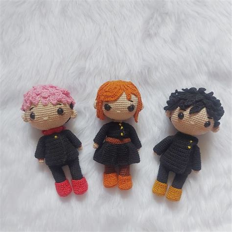 Jujutsu Kaisen Inspired Amigurumi Crochet Dolls Fun Crochet Projects