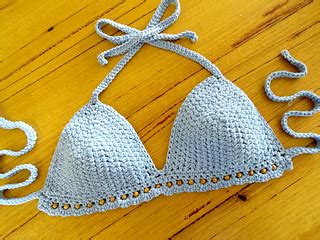 Ravelry Bikini Halter Neck Top Pattern By Rhinestone Mumma