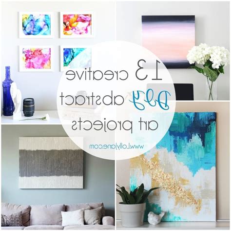 The Best Collection Of Diy Abstract Wall Art