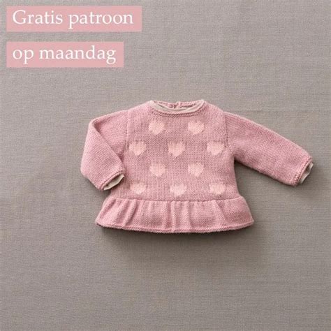 Gratis Babytruitje Voor Meisje Hobbydoos Nl Baby Knitting Patterns