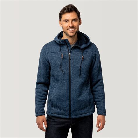 Free Country Textured Mountain Fleece Jacket in Blue for Men | Lyst