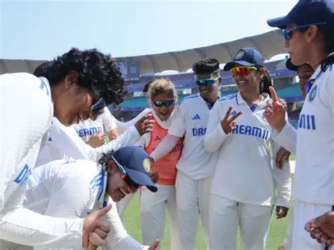 India Women Vs England Women Test Update Ind W Vs Eng W भारत ने