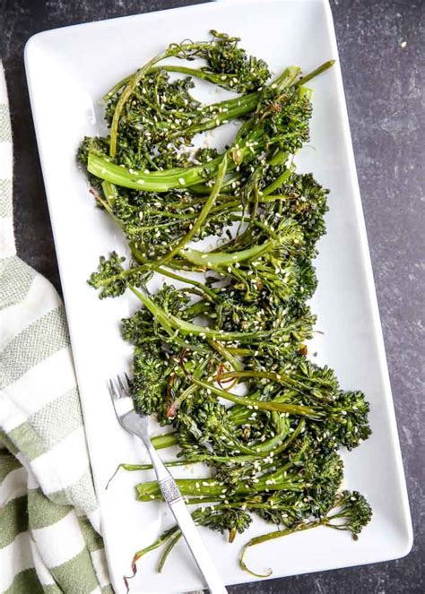 20 Minute Sesame Roasted Broccolini