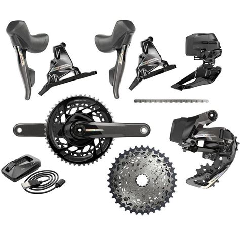 Grupo Completo Para Bicicleta De Carretera Sram Force AXS D2 Disc 2x12v