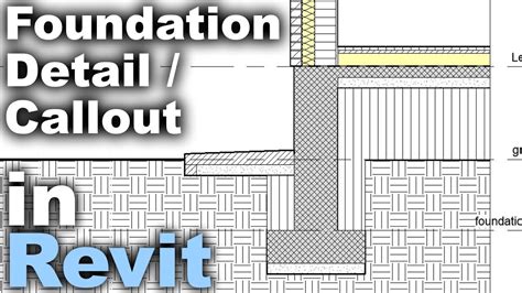 Foundation Detail Callout In Revit Tutorial YouTube