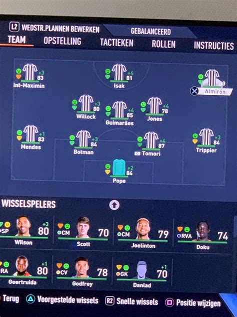 My newcastle squad second season. : r/FifaCareers