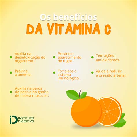 Os benefícios da vitamina C