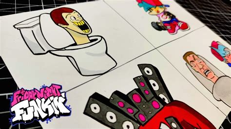 Dibujo Friday Night Funkin Vs Skibidi Toilet Skibidi Invasion [demo