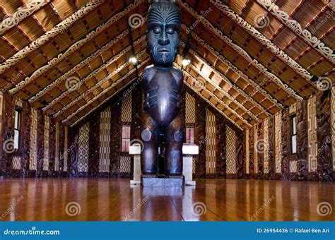 Maori Meeting House Marae Editorial Photo Image Of Figure Light