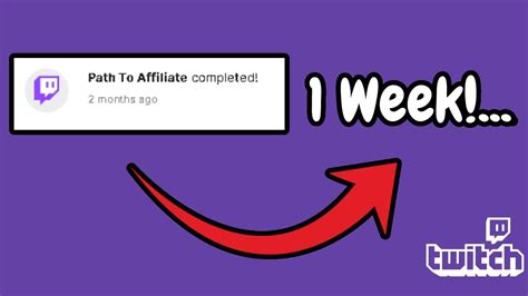 How To Get Twitch Affiliate In Week Youtube