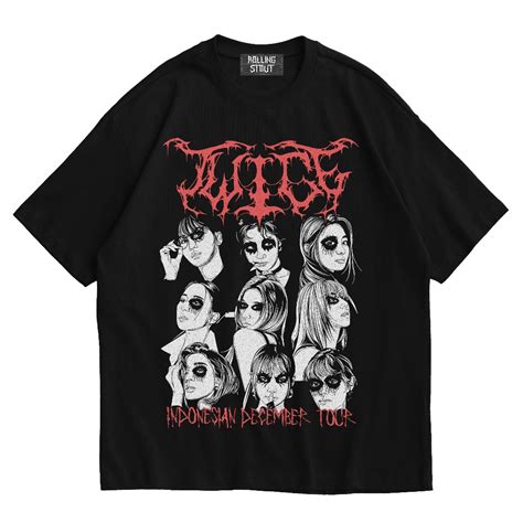 Jual Rollingstout Twice Indonesia Tour KAOS BAND BAJU MUSIK METAL