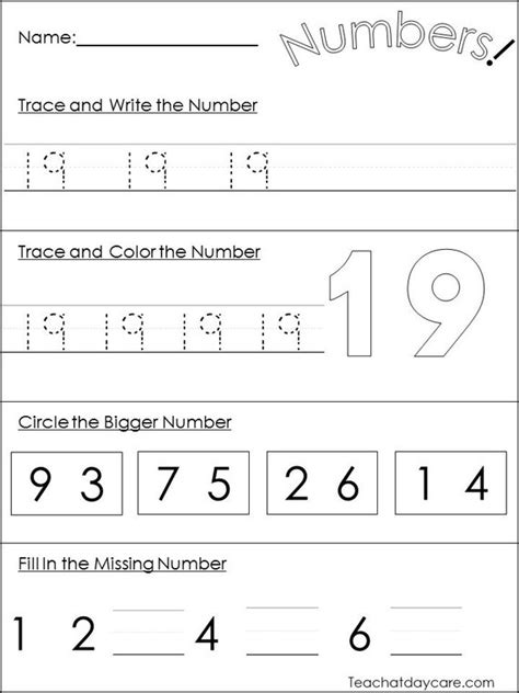 Number 14 Tracing Worksheet Preschool Preschool And K Worksheets | Images and Photos finder