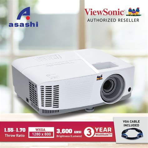 Viewsonic Pa W Lumens Wxga Shopee Malaysia