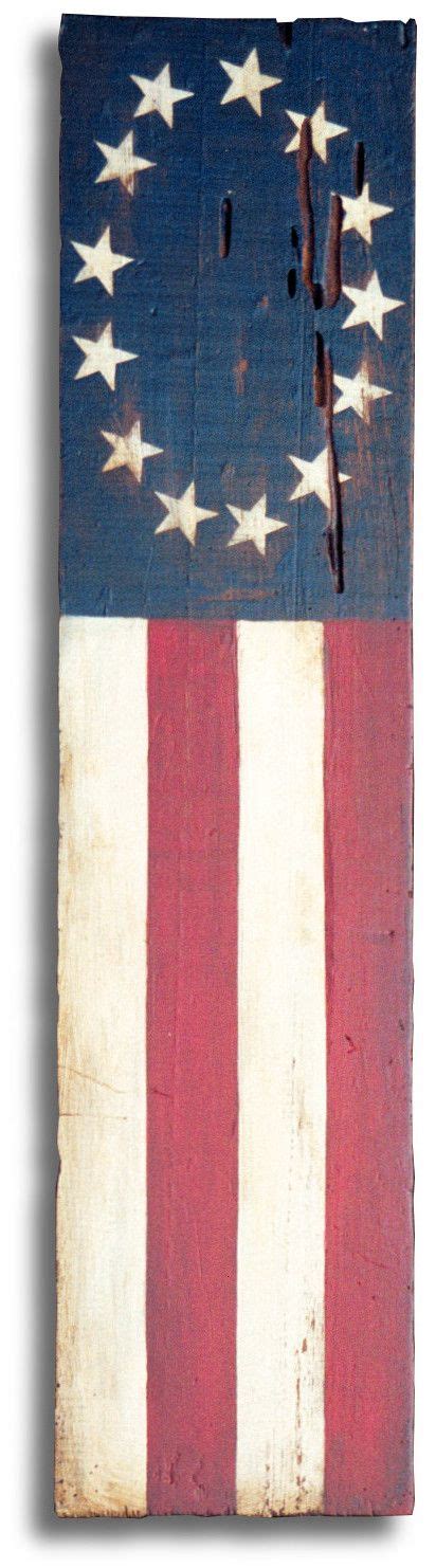 Old American flag painting inspired by The Betsy Ross flag. Acrylic ...