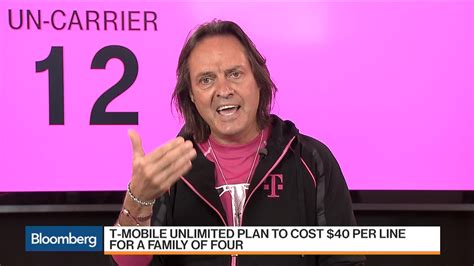 Watch T Mobile Ceo Legere On Data Plans Carrier Competition Bloomberg