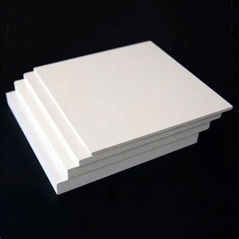 White Pvc Foam Sheet Thickness Mm Plain Pattern Versatile And Durable