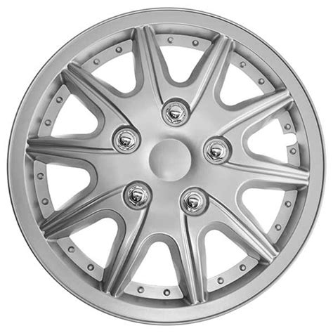 Top Tech Revolution 15 Inch Wheel Trims Silver (Set of 4) | Euro Car Parts