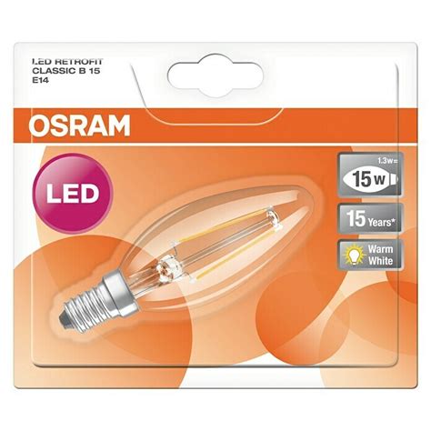 Osram Ledlamp Retrofit Classic B E Niet Dimbaar Warm Wit Lm