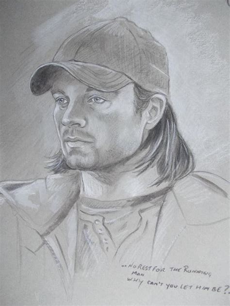 The Running Man Bucky Barnes Sketch 3 By Echdhu On Deviantart