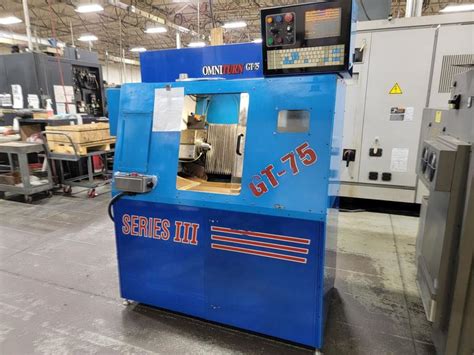 Machines Used Omniturn Gt 75 Series Iii Cnc 2 Axis Gang Style Turning