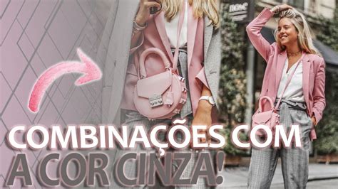 Combina Es De Looks Cinza Youtube