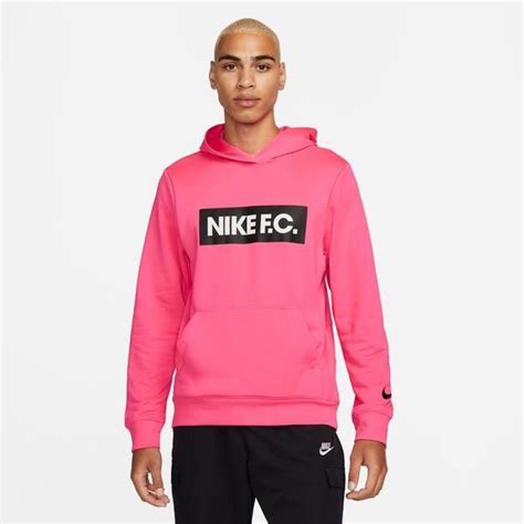 Nike F C Hettegenser Dri Fit Libero Rosa Hvit Sort