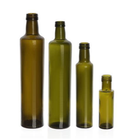 250ml 500ml 750ml Round Glass Olive Oil Bottles With Tamper Evident Cap China Olive Oil Bottle