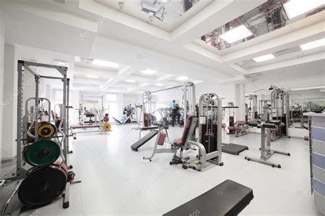 Gym with special equipment, empty — Stock Photo © fiphoto #36642847