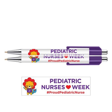 Pediatric Nurses Week Gifts Retractable Slim Pen PNW05 Pediatric