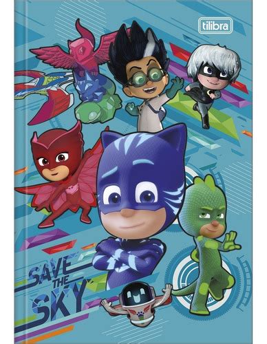 Caderno Brochura Pjmasks Adventure Folhas Parcelamento Sem Juros